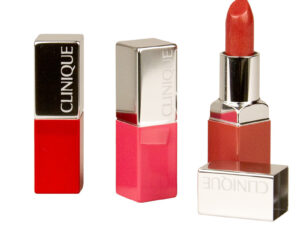Clinique Lipstick Set: Pop Lip Colour + Prim-Bare + Pop Lip Colour + Prim- Cherry + Pop Lip Colour +