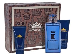 Dárková sada Dolce Gabbana K EdP 100 ml + Balzám po holení 50 ml + Sprchový gel 50 ml