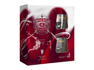 Dárkový set Chivas Regal 0.7 l 40% + 2 skleničky