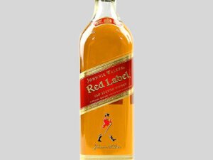 Johnnie Walker Red 5y 1 l (holá láhev)