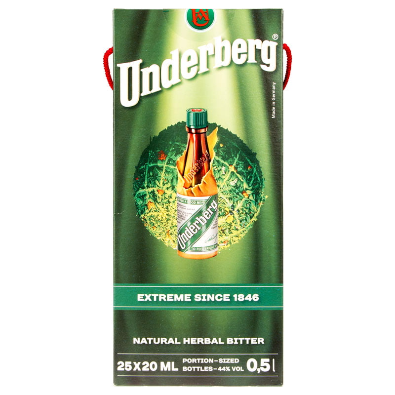 Sada bylinných likérů Underberg 25ks 0