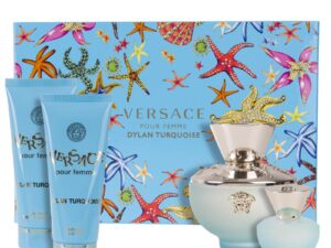 Versace Dylan Turquoise Set: EdT 100ml +BG 100ml + BSG 100ml + ET 5ml
