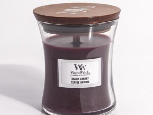 WoodWick Black Cherry glass mini