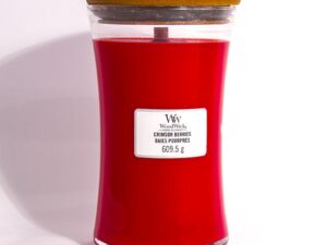 WoodWick Crimson Berries glass large