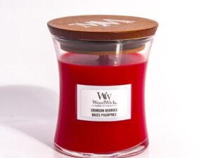 WoodWick Crimson Berries glass medium