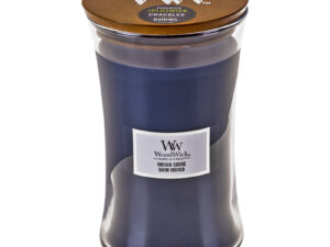 WoodWick Indigo Suede glass large