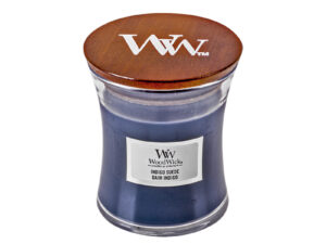 WoodWick Indigo Suede glass mini