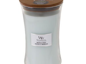 WoodWick Magnolia Birch glass large