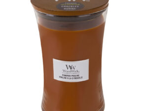 WoodWick Pumpkin Praline glass large