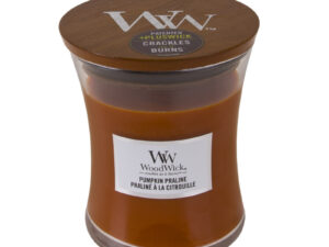 WoodWick Pumpkin Praline glass medium