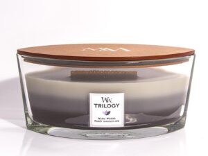 WoodWick Trilogy Warm Woods boat