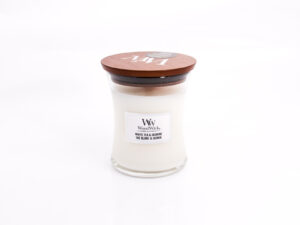 WoodWick White Tea & Jasmine glass medium