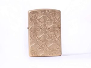 Zippo Armor Case golden Fanned Discs