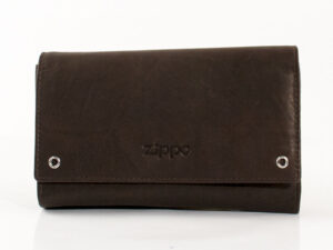 Zippo Biker-Geldbeutel Leder mit Kette Mocca mit Zippo-Fach