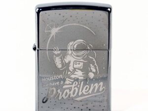 ZIPPO Black Ice color "Space Design Problem" 60004077