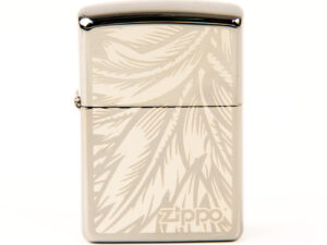 ZIPPO Black Ice gelasert "Feather" 60004559