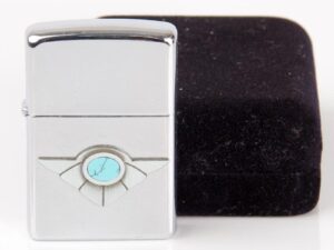Zippo chro Emblem Winged Turquise1310059