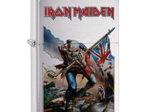 ZIPPO chrom geb. Iron Maiden Flag 60003140