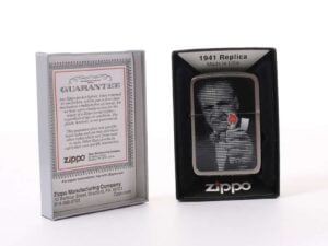 Zippo chrom gebürstet 1941 color George Blaisdell FL 2003448