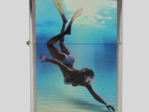 Zippo chrom gebürstet color BS Diving Girl 2002741