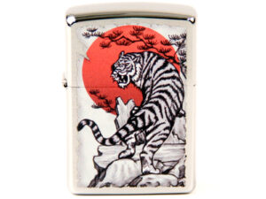 ZIPPO chrom gebürstet color "Japan Tiger" 60004590