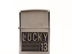 ZIPPO chrom gebürstet color Lucky 13  60003354