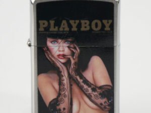 Zippo chrom gebürstet color Playboy December 1988 2003140