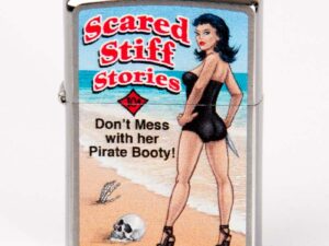 Zippo chrom gebürstet color "Scared Stiff Stories"