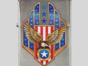 Zippo chrom poliert color American Eagle Shield 2003161