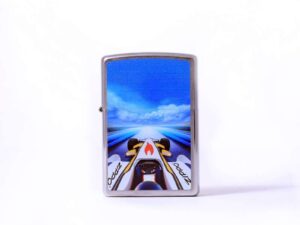 Zippo chrom poliert color Breaking the speed rule 2003585