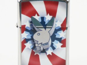 Zippo chrom poliert color Playboy Red White Blue 2003139