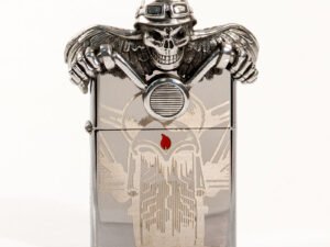 ZIPPO chrom poliert Emblem "Ghost Rider" 2005399