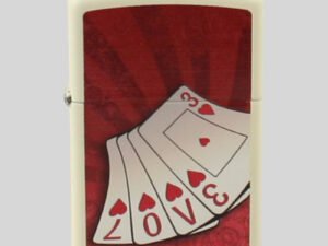 Zippo creme color Love cards 2001538