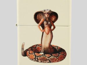 Zippo Creme Matte color Snake Girl 2003164