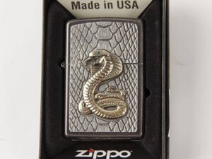 ZIPPO Grey Dusk Plakette "Cobra gold" 2005928