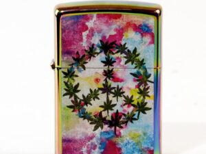ZIPPO Rainbow color "Leaf and Peace" 60004189