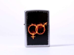 Zippo street chrom color Man Woman Fire 2003488