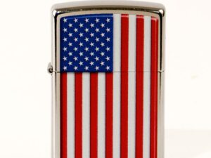 ZIPPO street chrom color "USA-Flag Patriotic Design" 60004281