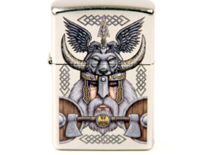 ZIPPO street chrom color "Viking Odin" 60004549