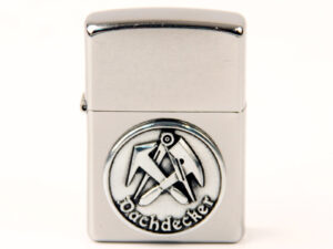 ZIPPO street chrom Emblem "Dachdecker" 2006324