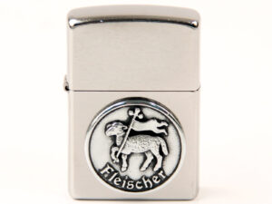 ZIPPO street chrom Emblem "Fleischer" 2006330