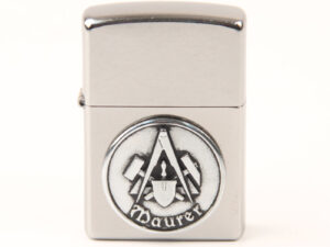 ZIPPO street chrom Emblem "Maurer" 2006322
