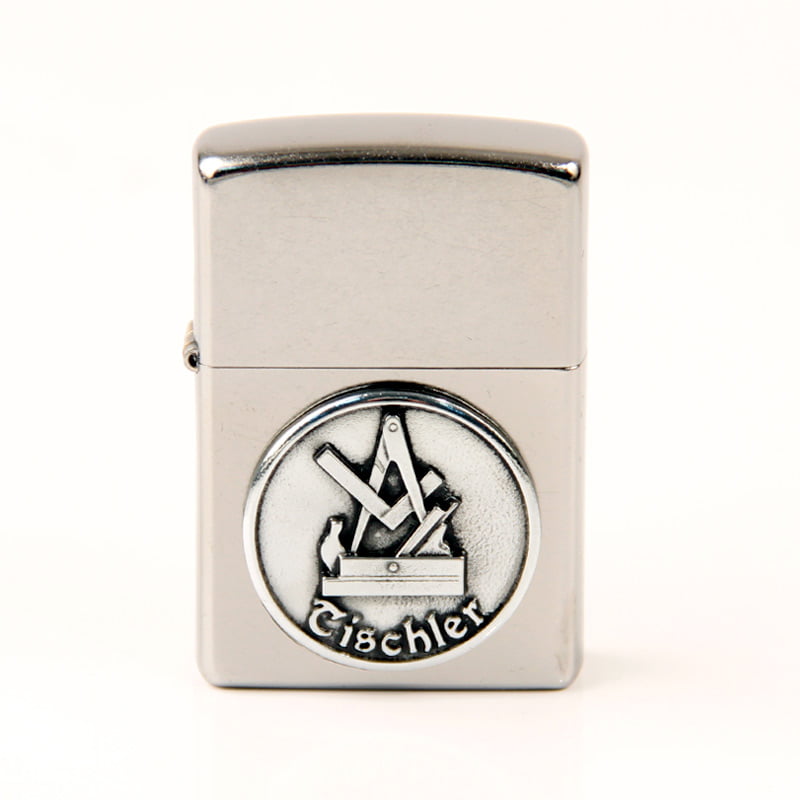 ZIPPO street chrom Emblem "Tischler" 2006326