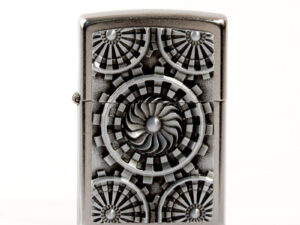 ZIPPO street chrome Plakette "Turbines" 2005354