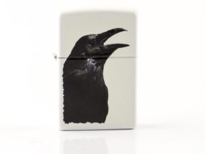 Zippo weiss color"Black Raven"60002030