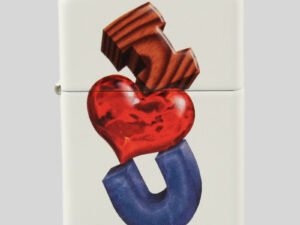 Zippo weiß color I love you 2002860
