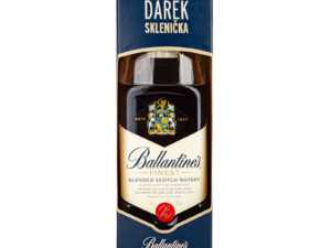 Ballantines + sklenička 0