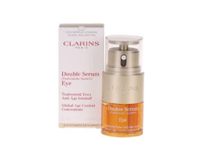 Clarin Skincare Set :Double Serum Eye + Mascara 4D N° 01 + Mascara + Pouch