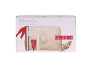 Clarins Mixed Set ( Mascara + Lashes Serum + Total Eye Lift + Pouch)