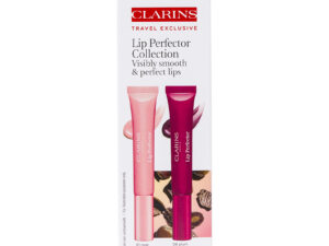 Clarins Natural Lip Perfector Lipstick Set N°01Rose +N°08 Plum